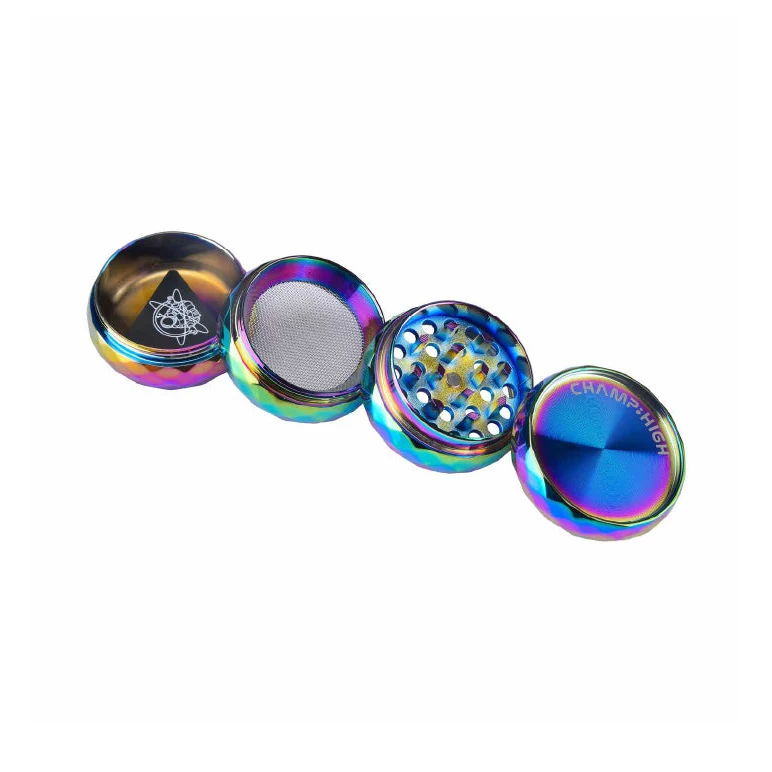 Grinder «Rainbow Diamond» 4-teilig 40 mm – Champ High