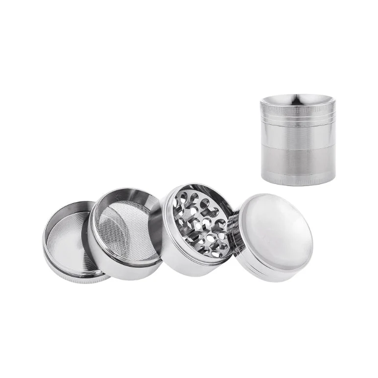 Alu Grinder 4-teilig 40 mm Silber – Dreamliner