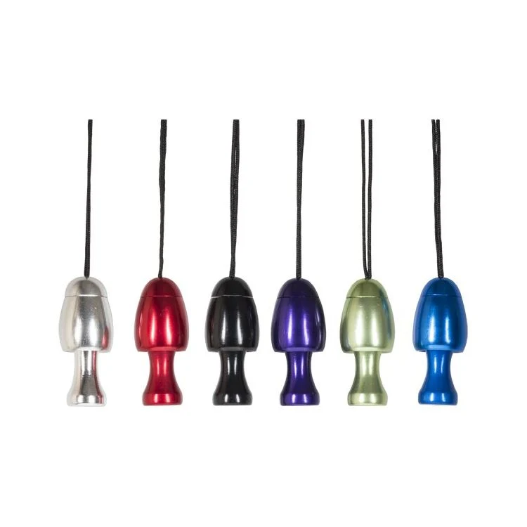 Mushroom One-Hitter Pipe Aluminium Violett