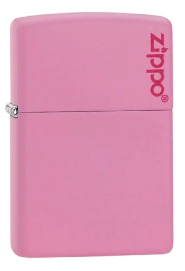 Zippo Pink Matte with Zippo Logo