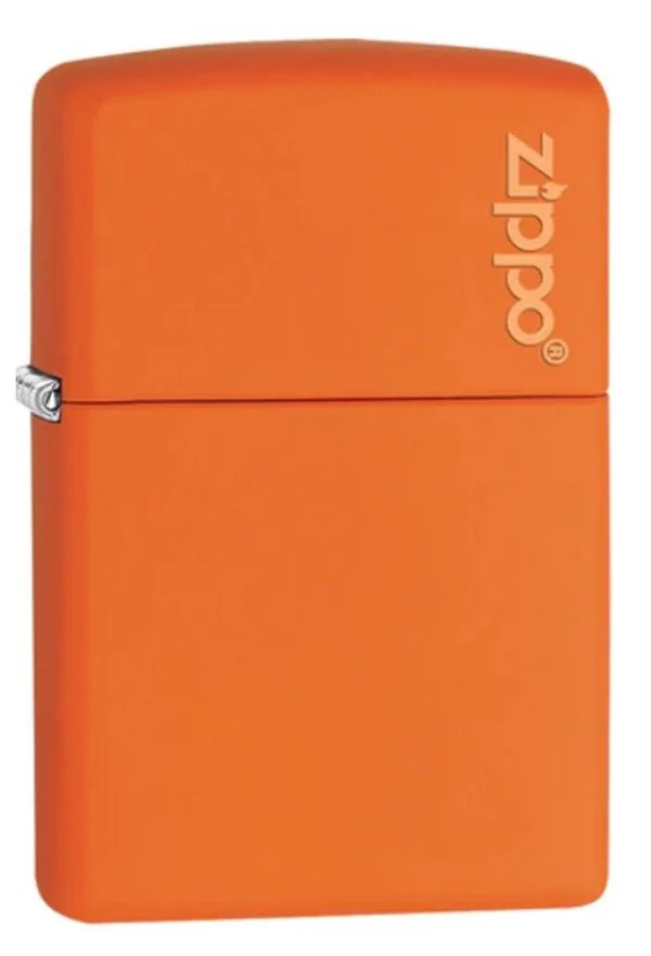 Zippo Orange with Zippo Logo