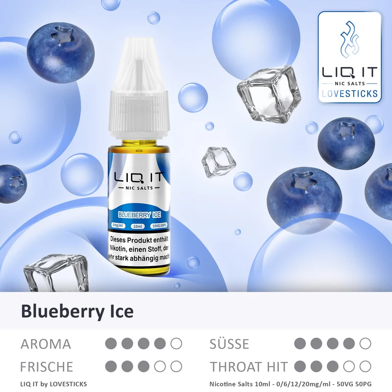 BLUEBERRY ICE - LIQ IT 6MG/ML