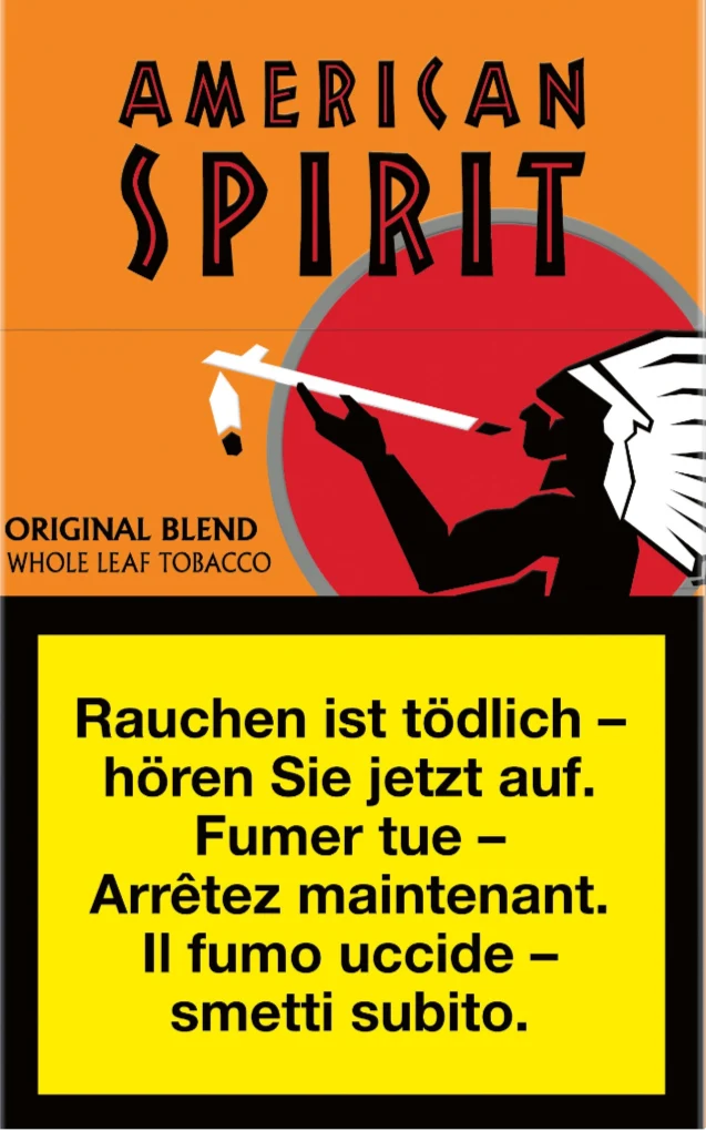 American Spirit Orange Box