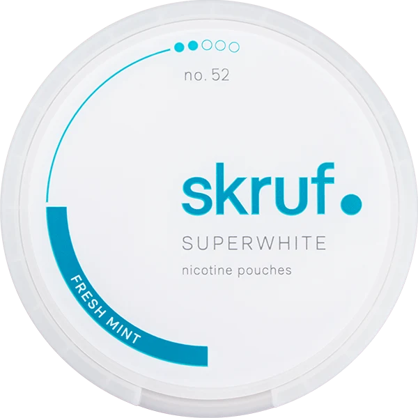 Skruf Superwhite No. 52 Fresh Mint Medium Slim