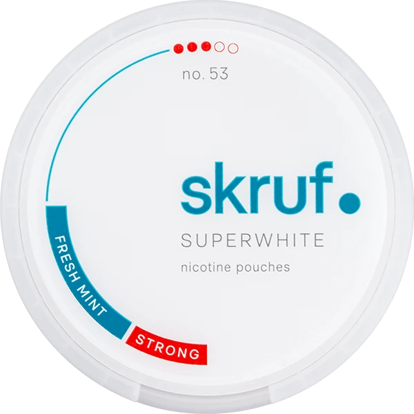 Skruf Superwhite No. 53 Fresh Mint Strong Slim