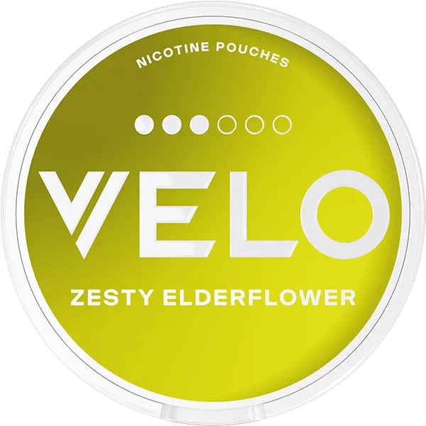 VELO Zesty Elderflower Strong Slim