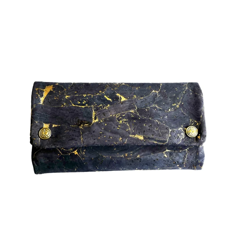 Original Kavatza Tabaktasche Kork «Midnight Gold Deluxe»