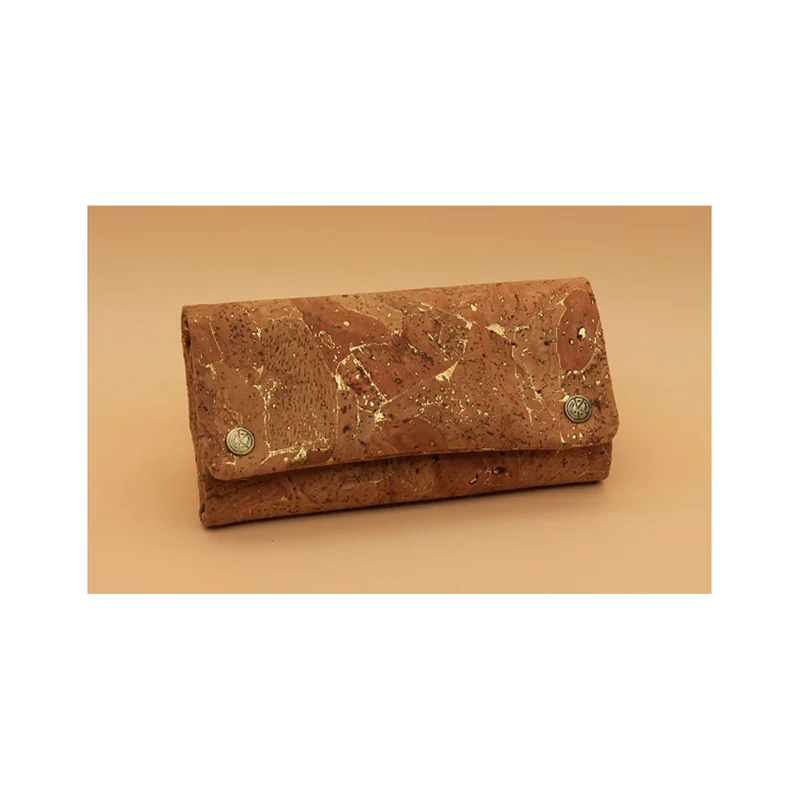 Original Kavatza Tabaktasche Kork «Natur Gold Deluxe»