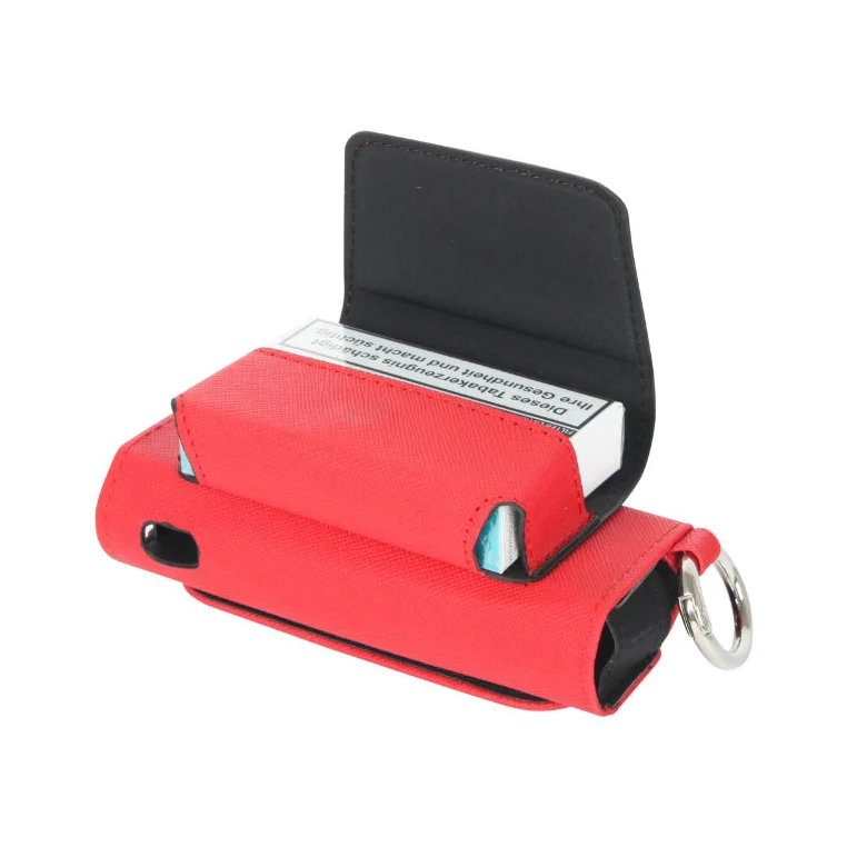 Hülle für IQOS – PVC Schutzhülle Rot mit Aufhänger
