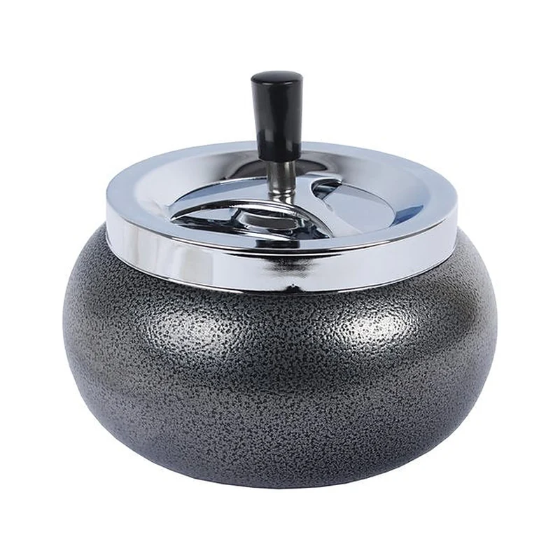 Drehaschenbecher Bauchig Steinlack 17 cm