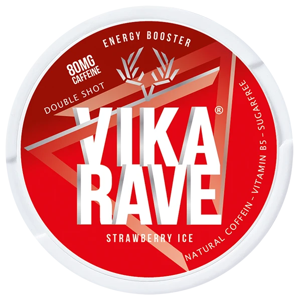 Vika Rave Strawberry Ice Double Shot 80mg