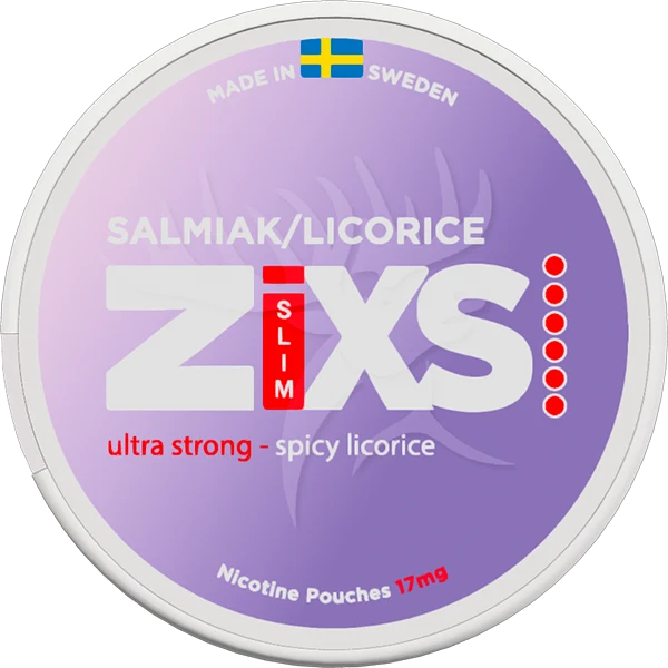 ZiXS Salmiak/Licorice 17mg Slim