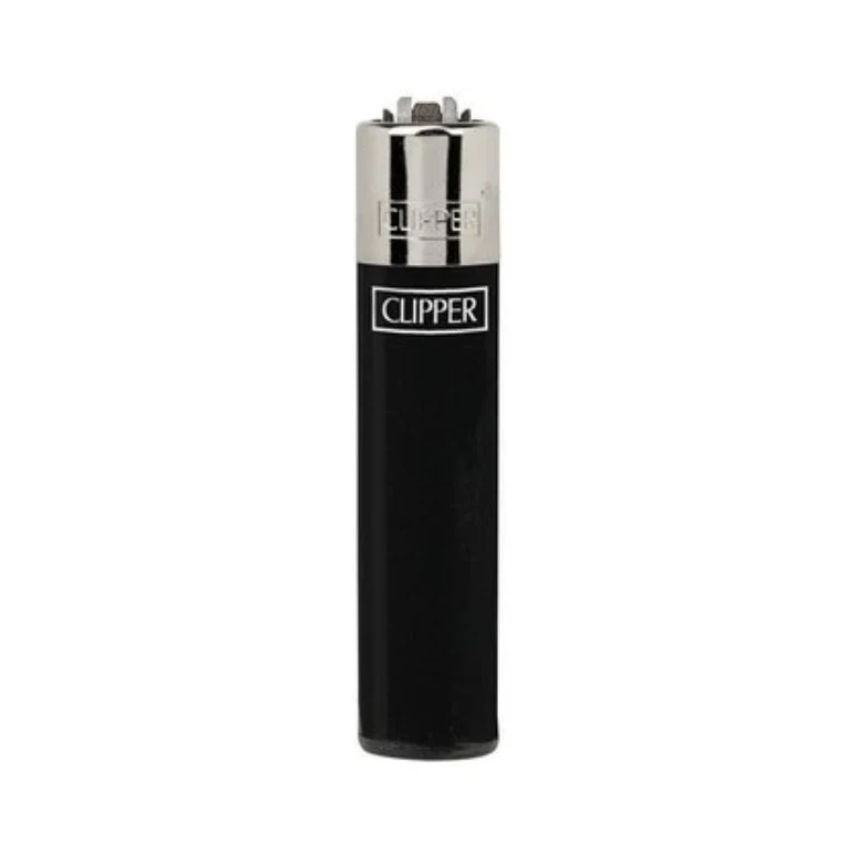 Clipper Micro Feuerzeug «Solid Branded» Schwarz