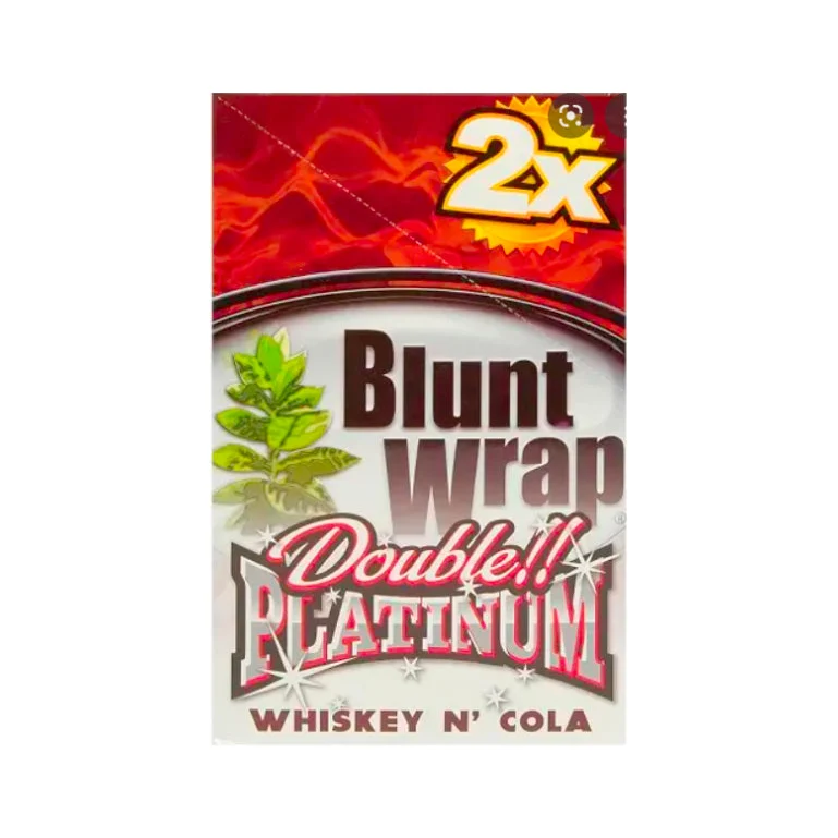 Blunt Wrap Platinum Double – Whiskey Cola