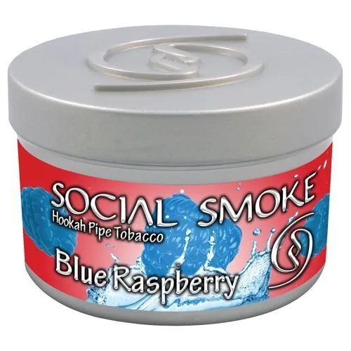 Social Smoke Blue Raspberry Shisha-Tabak 250 g
