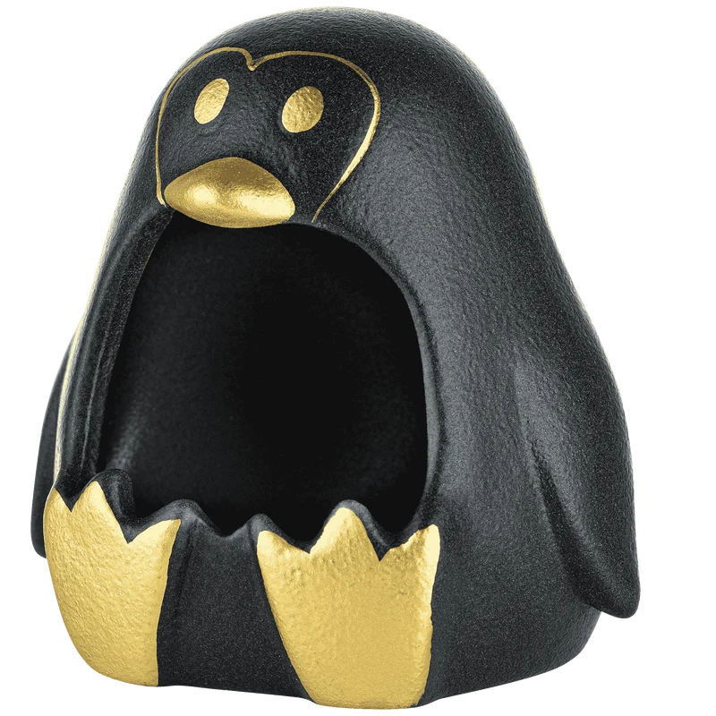 Aschenbecher Pinguin, schwarz Ø 11,5