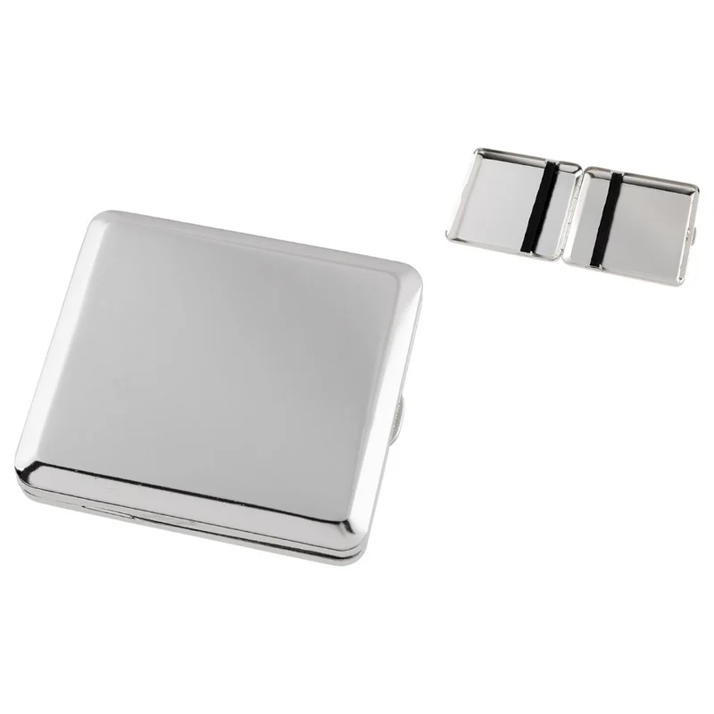 Angelo Cigaretetui - 18 King Size - Chrome Higloss Rubber
