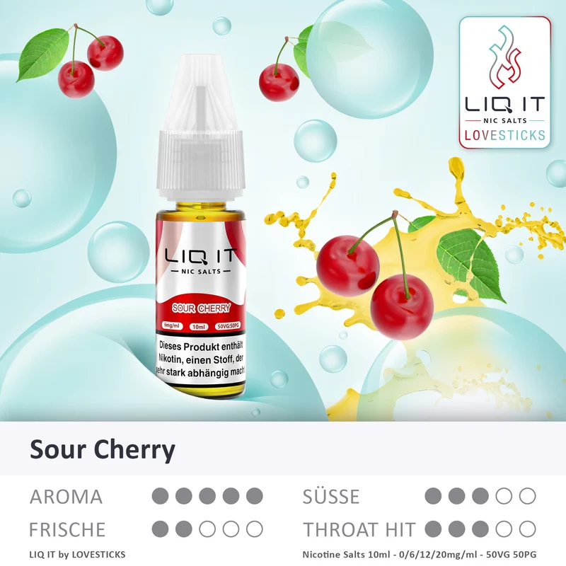 SOUR CHERRY - LIQIT 6MG/ML
