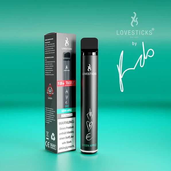 LOVESTICKS BY KURDO - GREEN APPLE - 800 ZÜGE