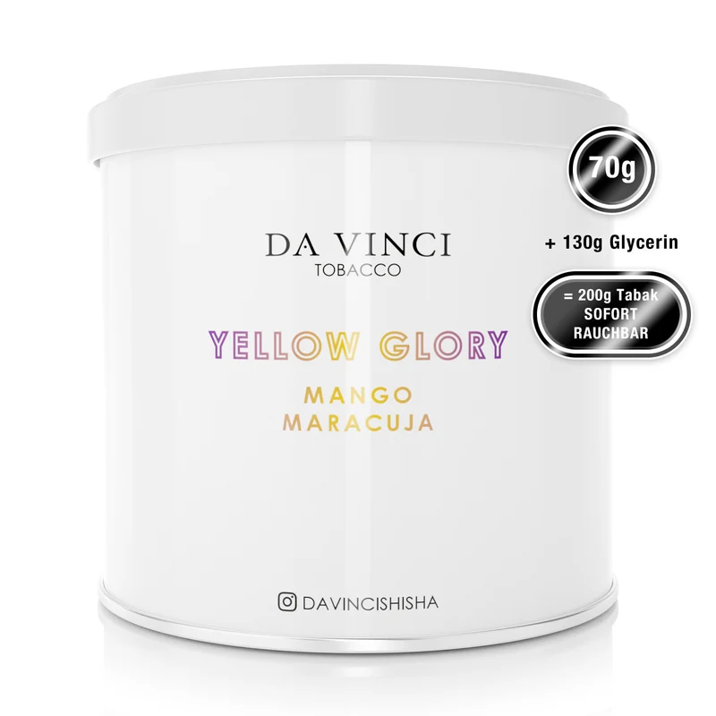 DA VINCI – YELLOW GLORY 70g Tabak