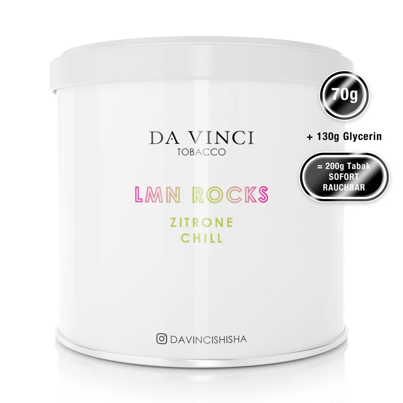 DA VINCI – LMN ROCKS 70g Tabak