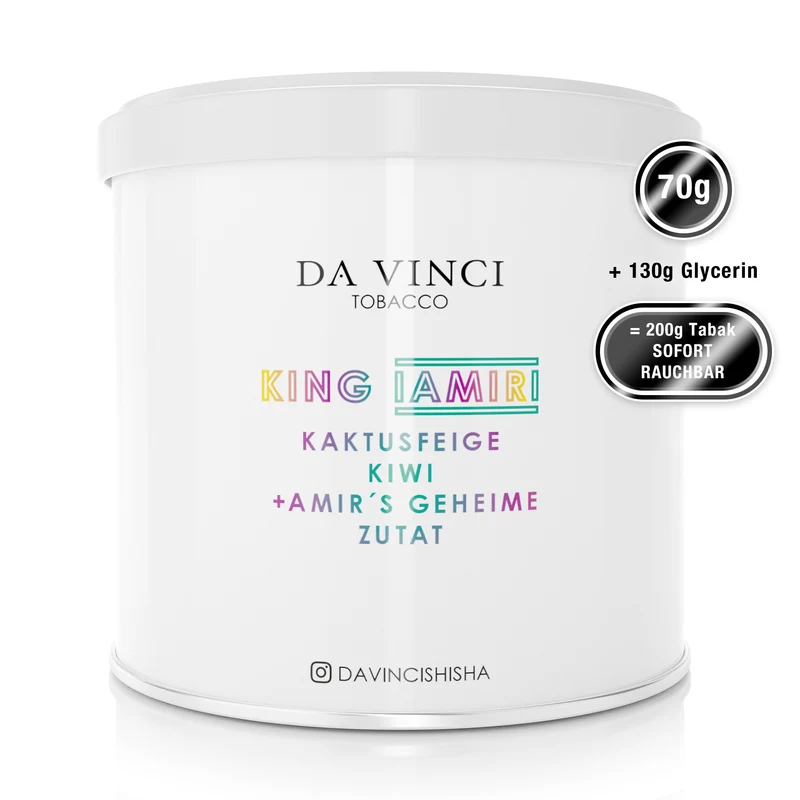 DA VINCI – KING IAMIRI 70g Tabak