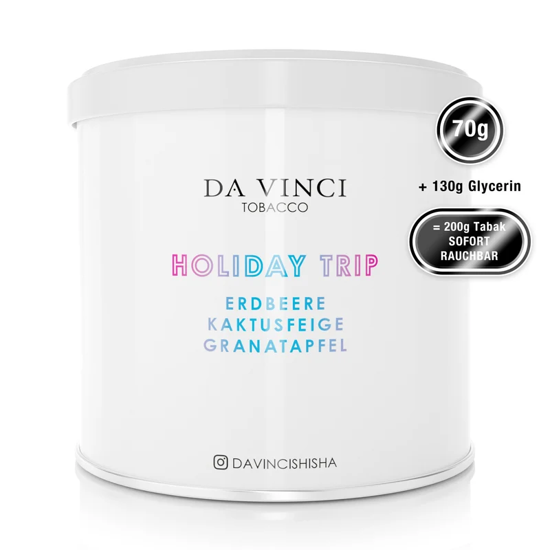 DA VINCI – HOLIDAY TRIP 70g Tabak