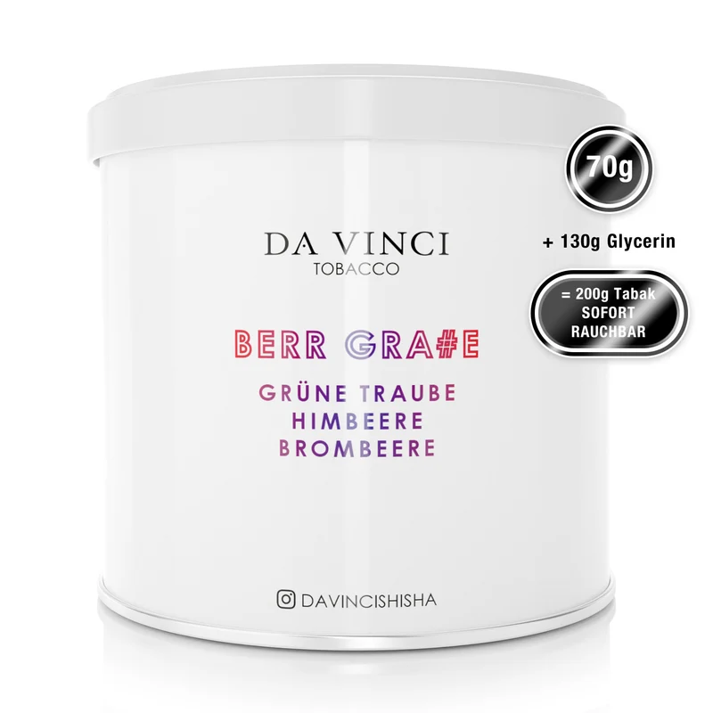 DA VINCI – BERR GRA#E 70g Tabak