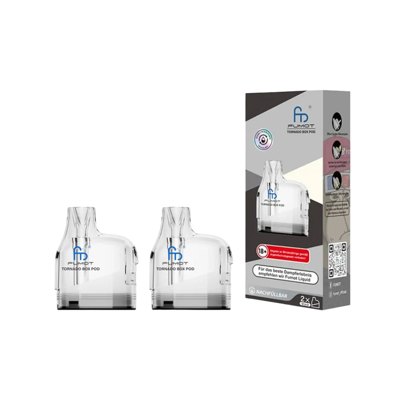 RANdM TORNADO Box Pod 12.000 Züge - Refillable Pods 2er Pack