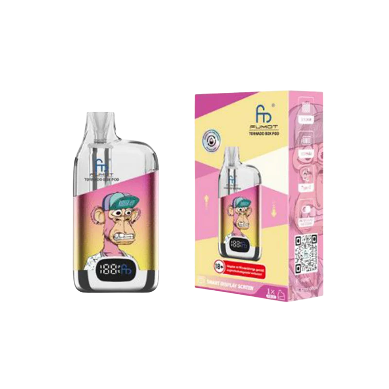 RANdM TORNADO Box Pod 12.000 Züge - Yellow Pink