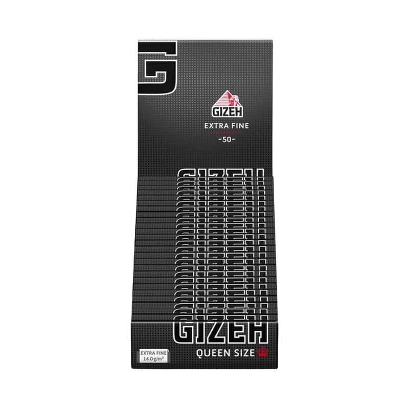 GIZEH BLACK - Queen Size Slim 25er