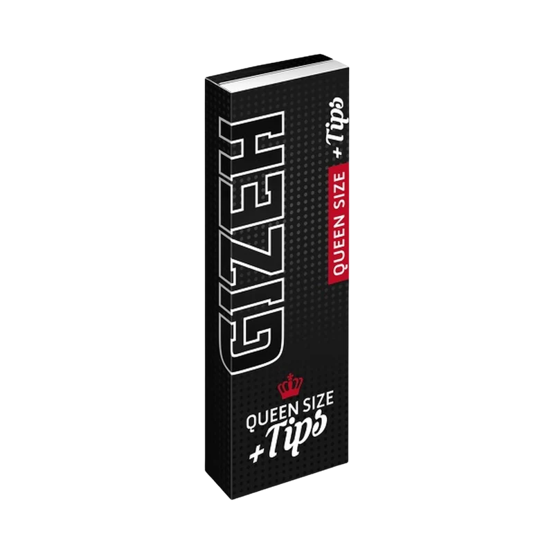 GIZEH BLACK - Queen Size Slim + Tips
