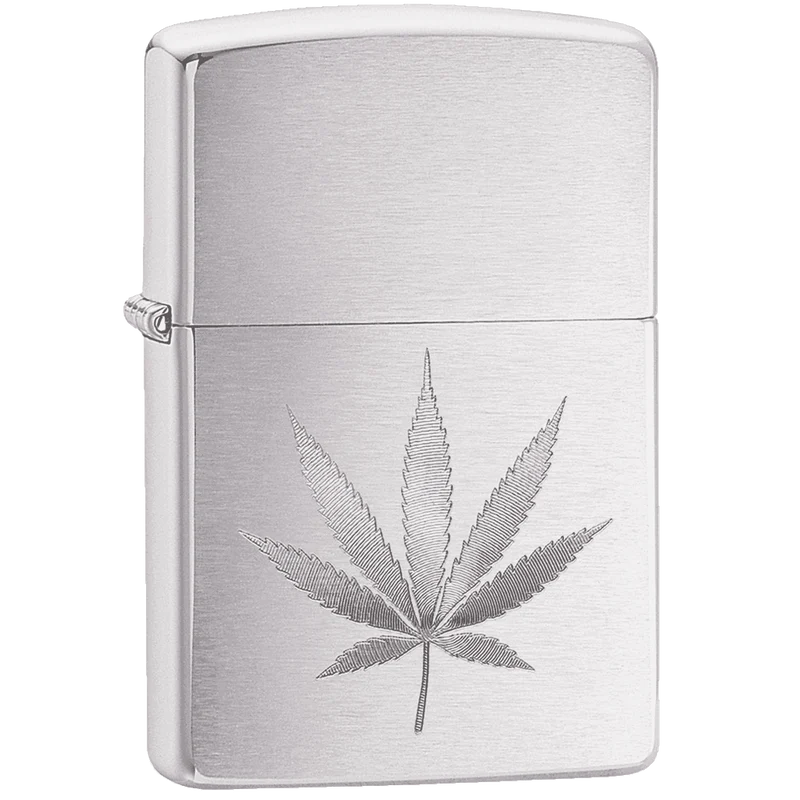Zippo 60003698 Cannabis Leaf Engraved