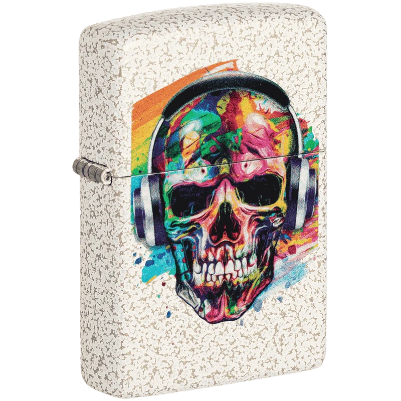 Zippo 60006144 Skull Headphones Design