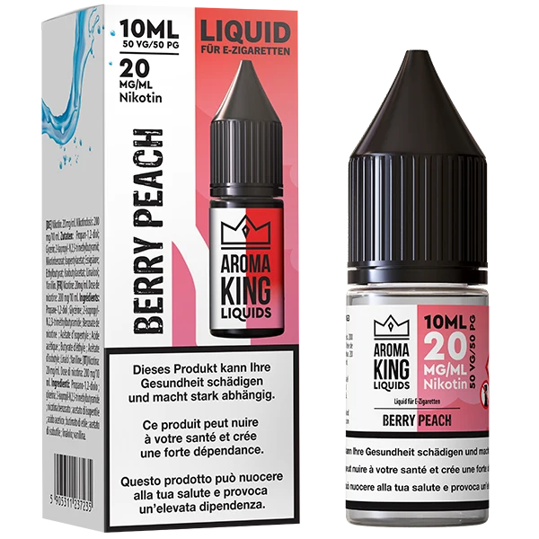 Aroma King Liquid 10ml Berry Peach 20mg