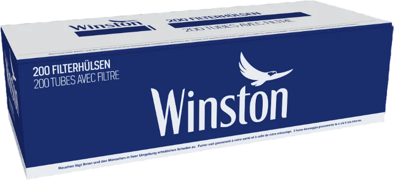 Zigarettenhülsen Winston Blue 200 Stück