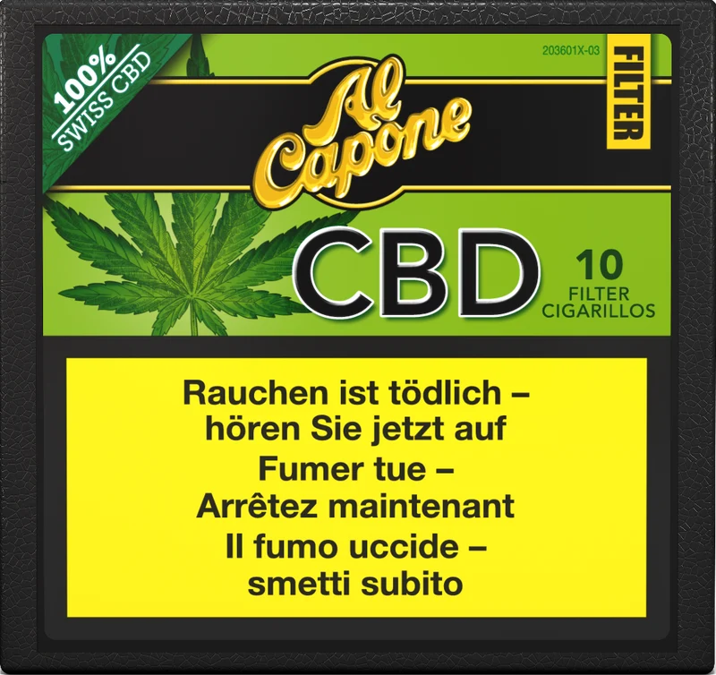 Al Capone CBD Filter Cigarillos 10 Stück