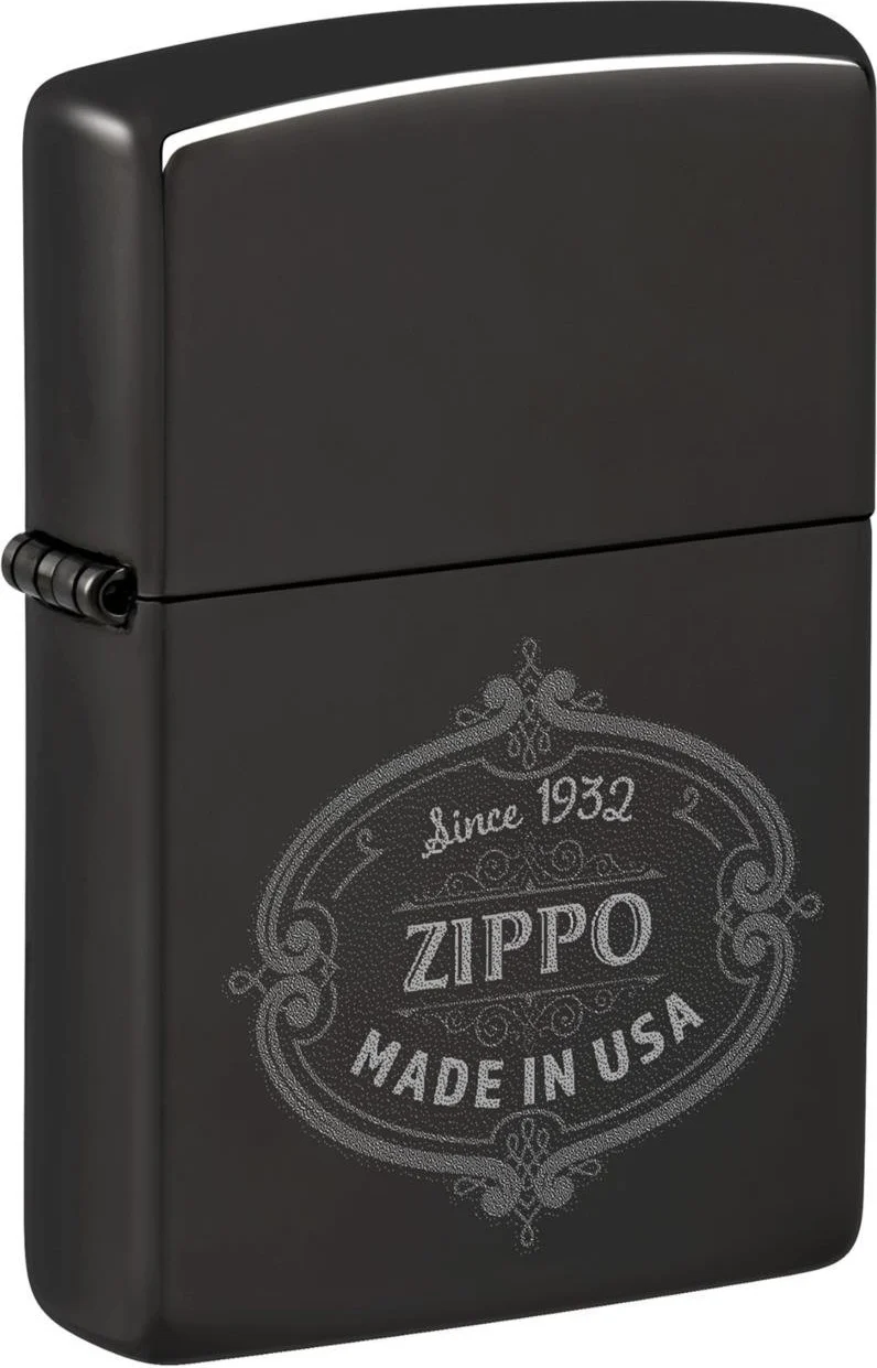 Zippo 24756 Ebony Photo Image