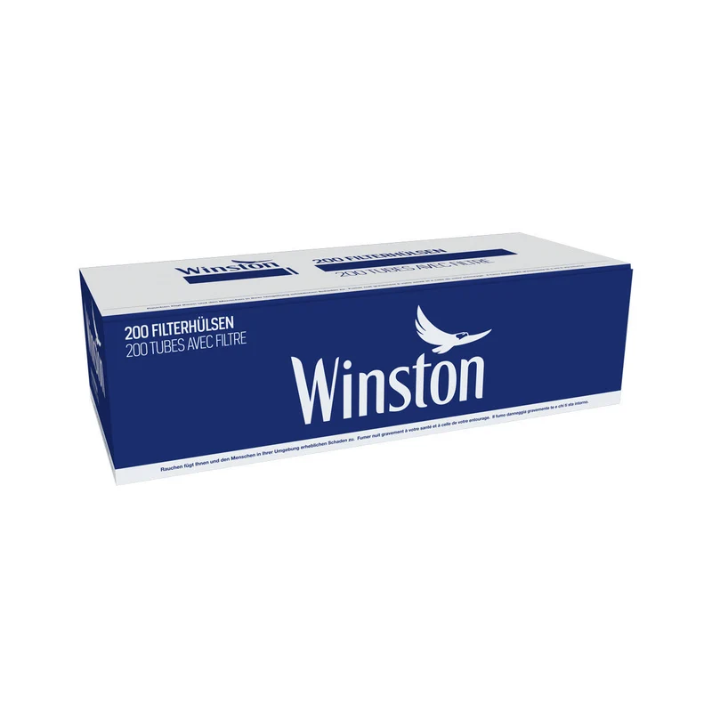 Winston Blue Zigarettenhülsen – 5 × 200 Stück