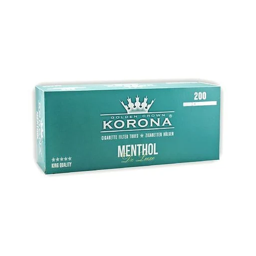 Korona Deluxe Menthol Zigarettenhülsen – 200 Stück