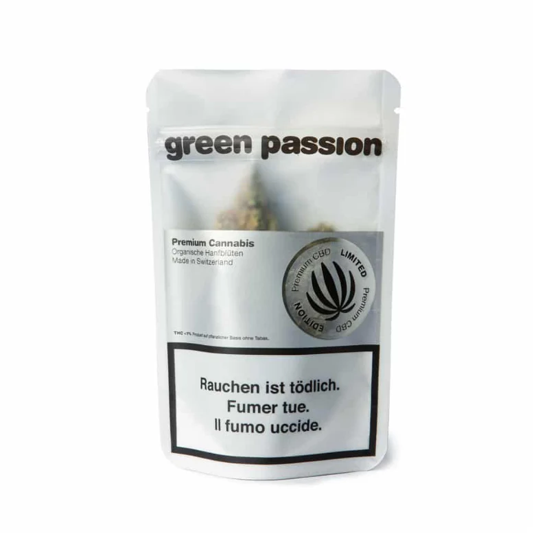 Green Passion Orange Passion – CBD Blüten Indoor, 2 g