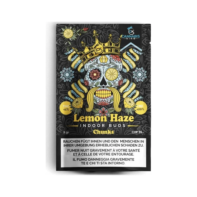 Cannabis King Lemon Haze Chunks – CBD Blüten, 5 g