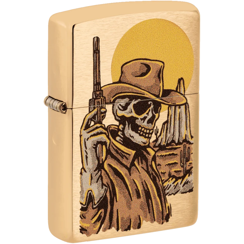 Zippo 60006579 Wild West Skeleton Design