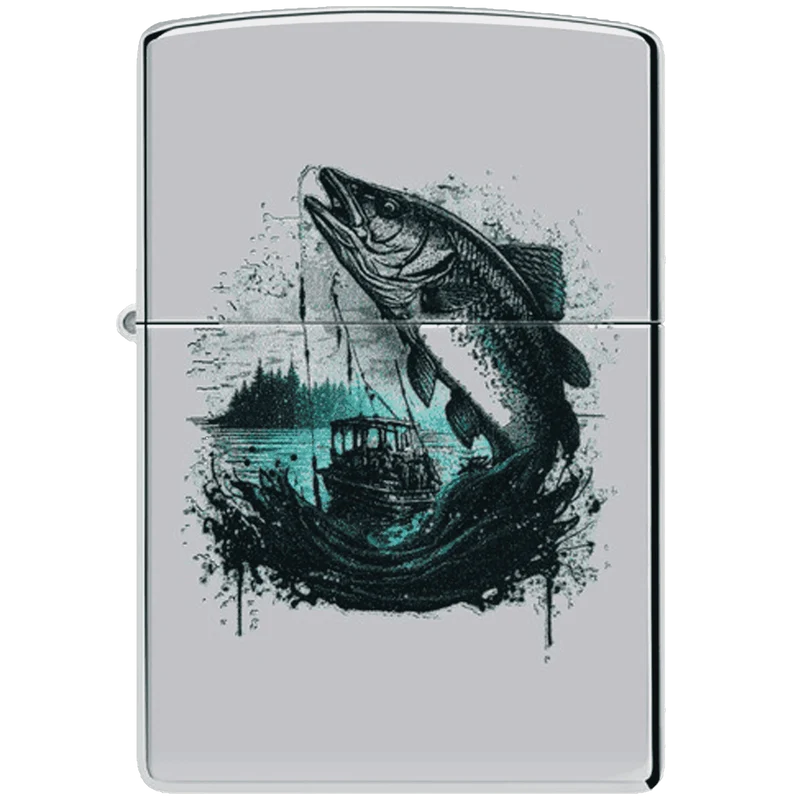Zippo 60007022 250 Fish and Boat Design