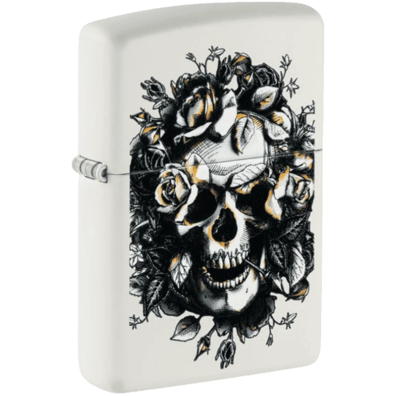 Zippo 60007019 214 Skull and Roses Design