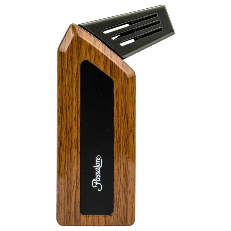 PASSATORE Pibelighter Peter Wood Finish med Pibebestik