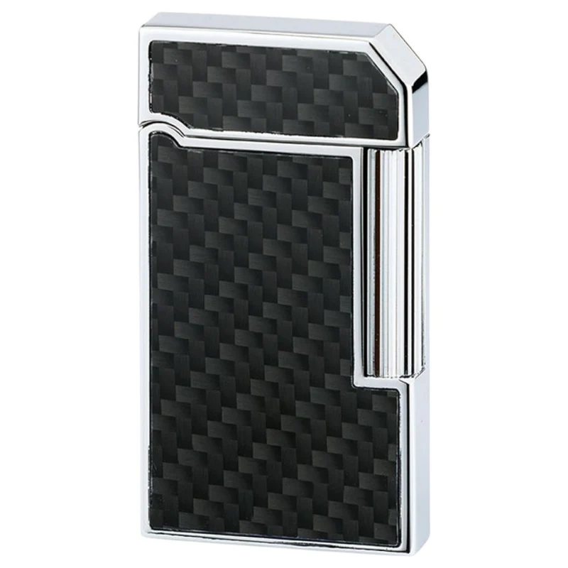 CASETI Rome Flint Lighter - Black Chrome Elegance