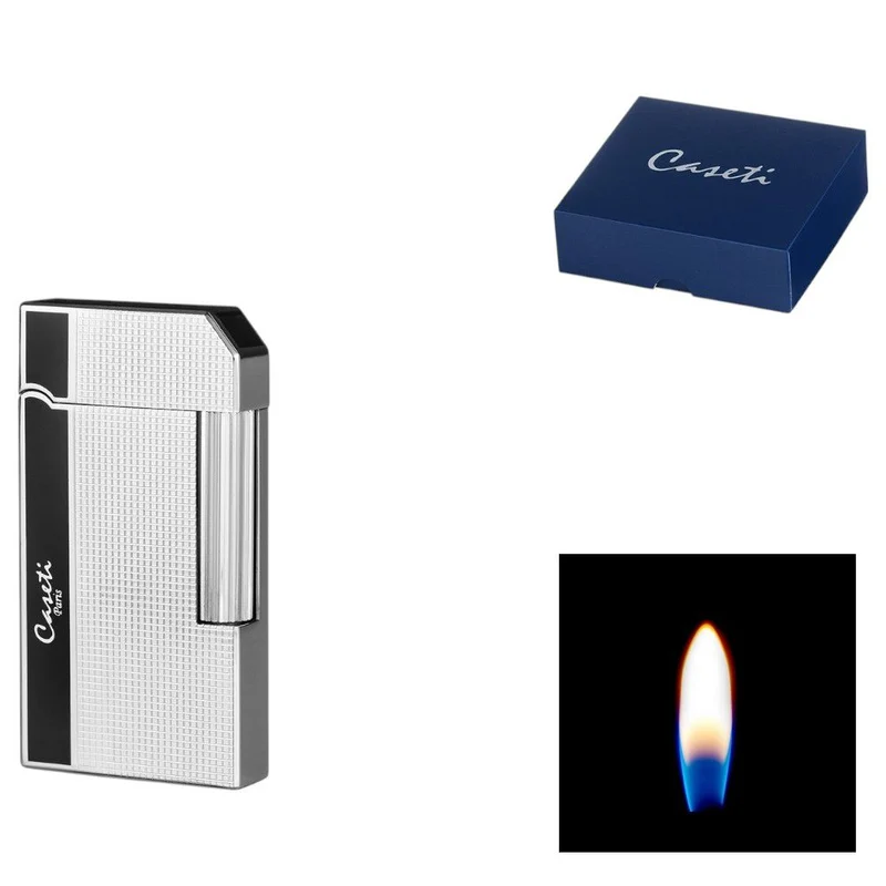 CASETI Rome Flint Lighter - Chrome Elegance