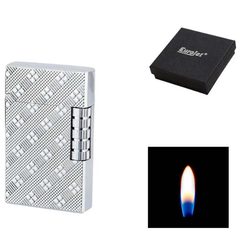 Eurojet Milan Silver Flower Sten Lighter