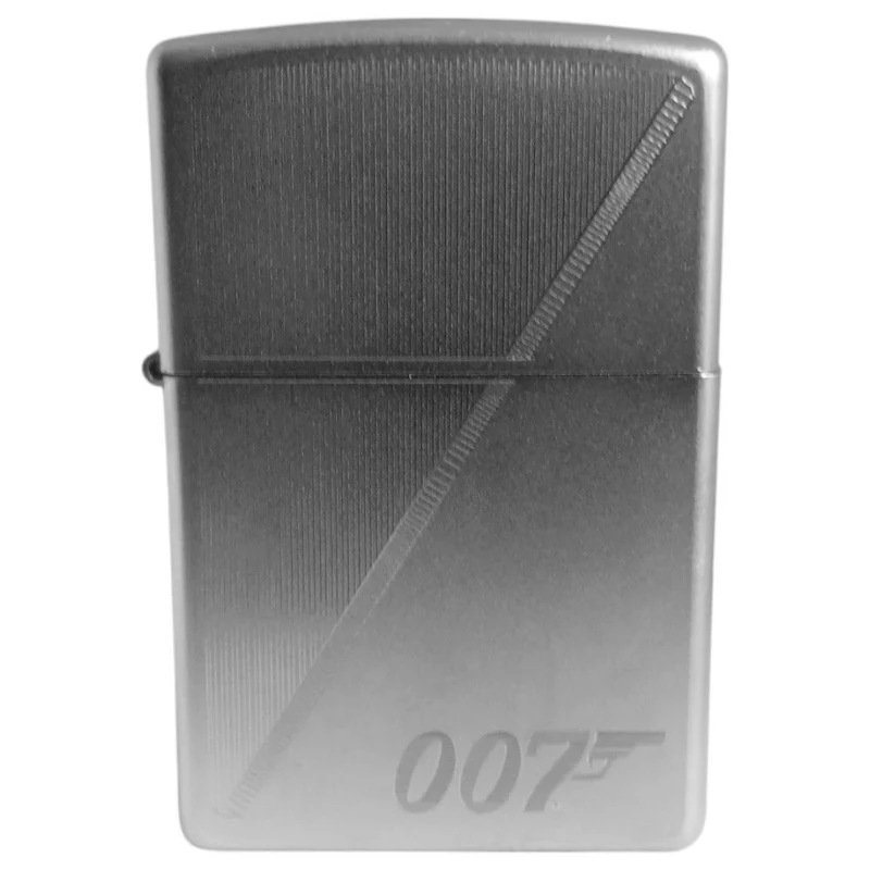 Zippo Lighter James Bond 007 Diagonal Sølv Satin